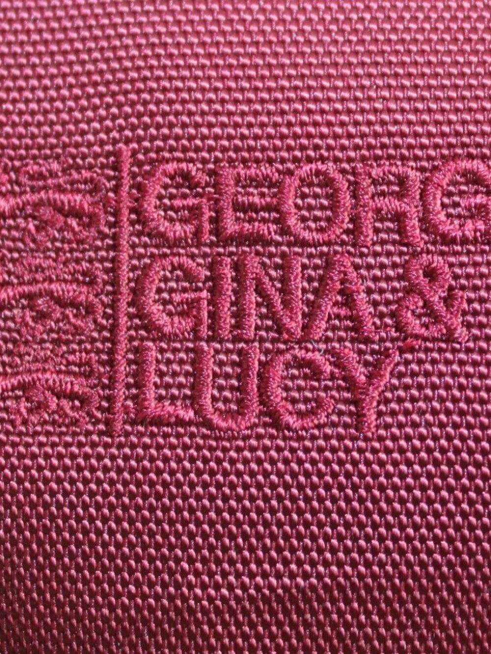 George Gina & Lucy ALL SM;LES Plum Nylon Y2K Satchel Shoulder Bag - Picture 7 of 12
